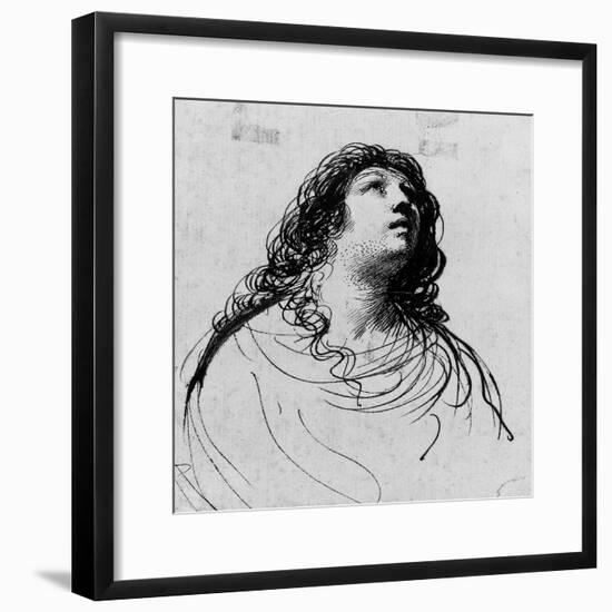 The Penitent Magdalen-Guercino-Framed Giclee Print