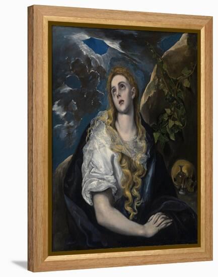 The Penitent Magdalene, 1580-5-El Greco-Framed Premier Image Canvas