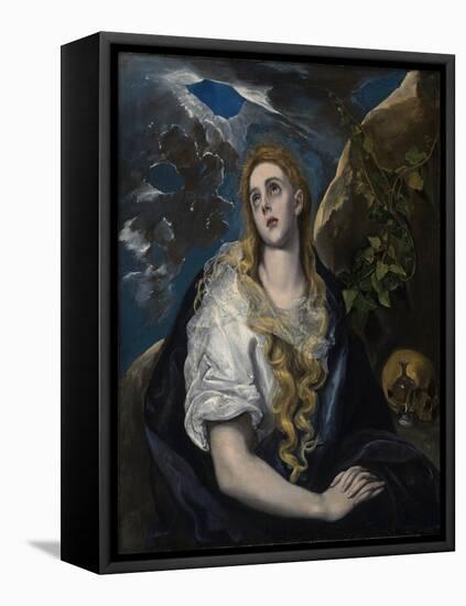 The Penitent Magdalene, 1580-5-El Greco-Framed Premier Image Canvas