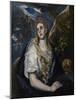 The Penitent Magdalene, 1580-5-El Greco-Mounted Giclee Print