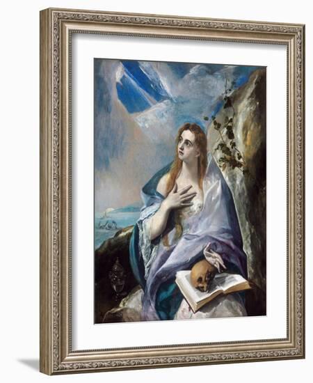 The Penitent Magdalene by El Greco-El Greco-Framed Giclee Print