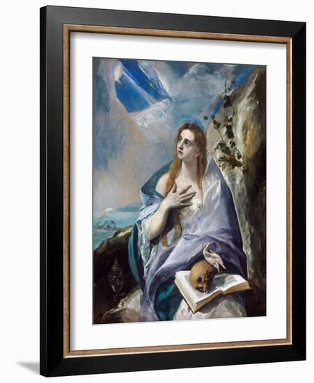 The Penitent Magdalene by El Greco-El Greco-Framed Giclee Print