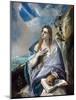 The Penitent Magdalene by El Greco-El Greco-Mounted Giclee Print