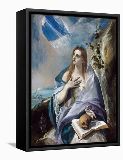 The Penitent Magdalene by El Greco-El Greco-Framed Premier Image Canvas