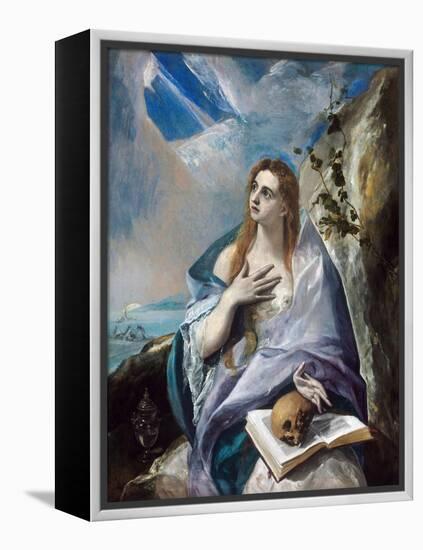 The Penitent Magdalene by El Greco-El Greco-Framed Premier Image Canvas