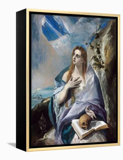 The Penitent Magdalene by El Greco-El Greco-Framed Premier Image Canvas