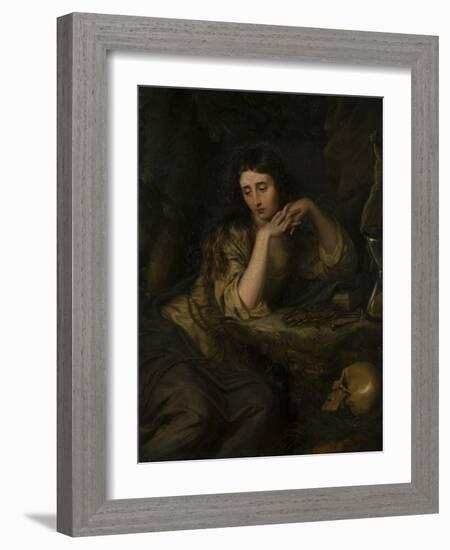 The Penitent Magdalene by George Hayter-George Hayter-Framed Giclee Print