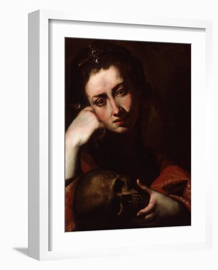 The Penitent Magdalene, C.1620-Jusepe de Ribera-Framed Giclee Print