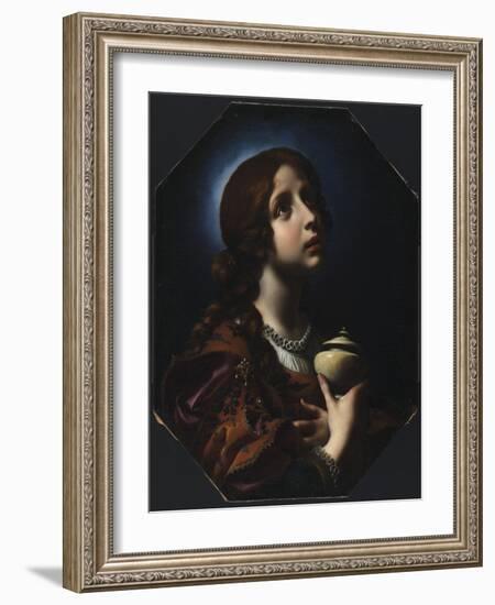 The Penitent Magdalene, C.1650-51-Carlo Dolci-Framed Giclee Print