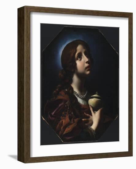 The Penitent Magdalene, C.1650-51-Carlo Dolci-Framed Giclee Print