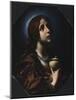 The Penitent Magdalene, C.1650-51-Carlo Dolci-Mounted Giclee Print