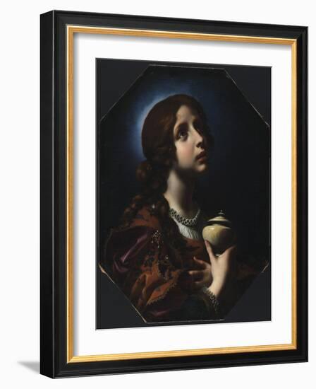 The Penitent Magdalene, C.1650-51-Carlo Dolci-Framed Giclee Print