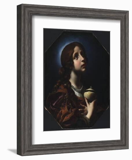 The Penitent Magdalene, C.1650-51-Carlo Dolci-Framed Giclee Print