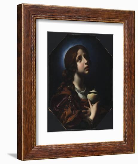 The Penitent Magdalene, C.1650-51-Carlo Dolci-Framed Giclee Print