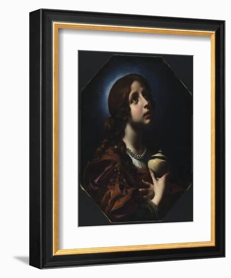 The Penitent Magdalene, C.1650-51-Carlo Dolci-Framed Giclee Print