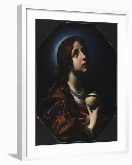 The Penitent Magdalene, C.1650-51-Carlo Dolci-Framed Giclee Print