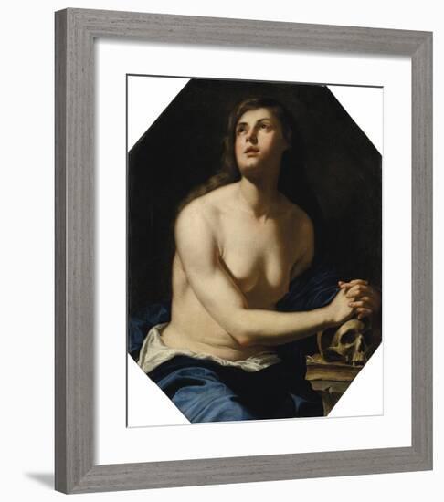 The Penitent Magdalene-Artemisia Gentileschi-Framed Premium Giclee Print