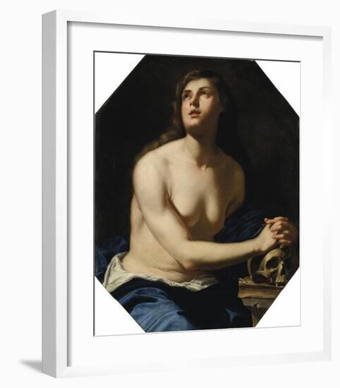 The Penitent Magdalene-Artemisia Gentileschi-Framed Premium Giclee Print