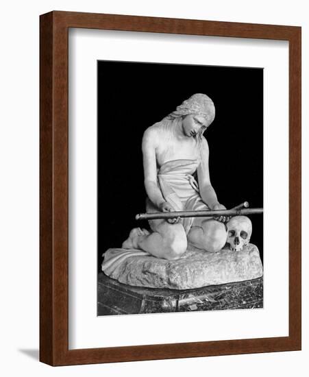 The Penitent Magdalene-Antonio Canova-Framed Giclee Print