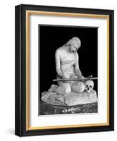 The Penitent Magdalene-Antonio Canova-Framed Giclee Print