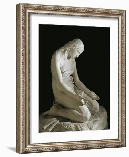 The Penitent Magdalene-Antonio Canova-Framed Giclee Print