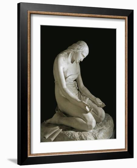 The Penitent Magdalene-Antonio Canova-Framed Giclee Print