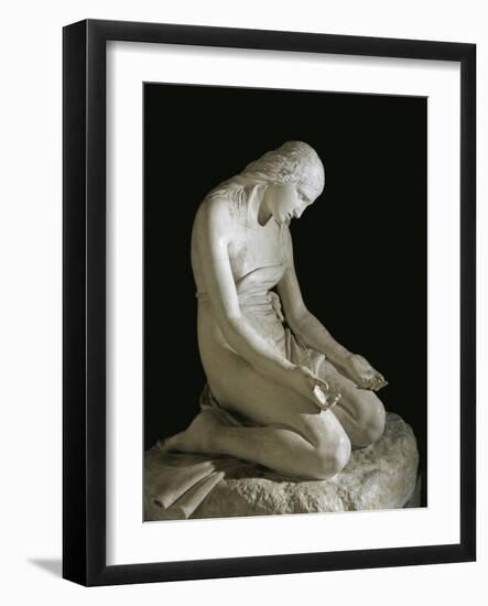 The Penitent Magdalene-Antonio Canova-Framed Giclee Print