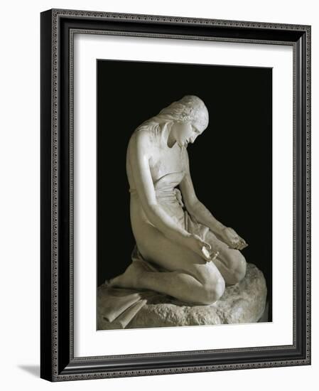 The Penitent Magdalene-Antonio Canova-Framed Giclee Print