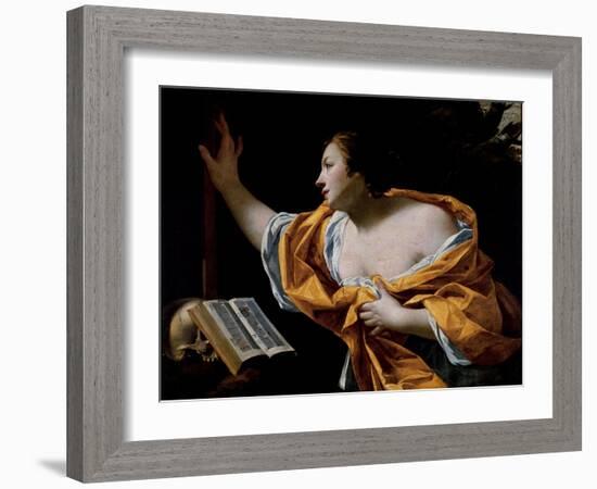 The Penitent Magdalene-Simon Vouet-Framed Giclee Print