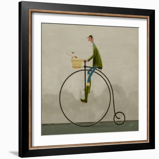 The Penny Farthing (Oil on Paper)-Chris Ross Williamson-Framed Giclee Print