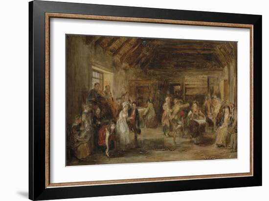 The Penny Wedding, a Sketch, 1830-Sir David Wilkie-Framed Giclee Print