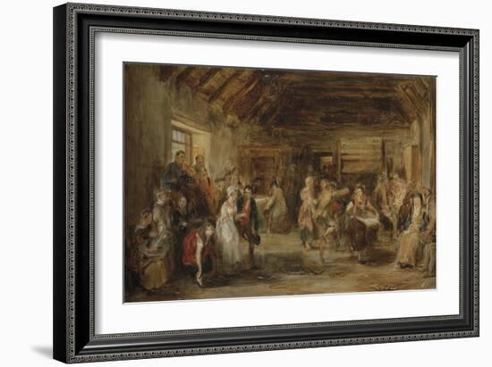 The Penny Wedding, a Sketch, 1830-Sir David Wilkie-Framed Giclee Print