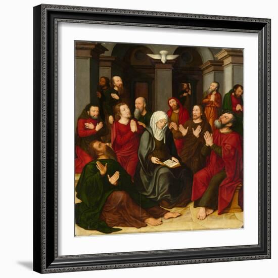 The Pentecost, 16Th Century (Oil on Panel)-Ambrosius Benson-Framed Giclee Print