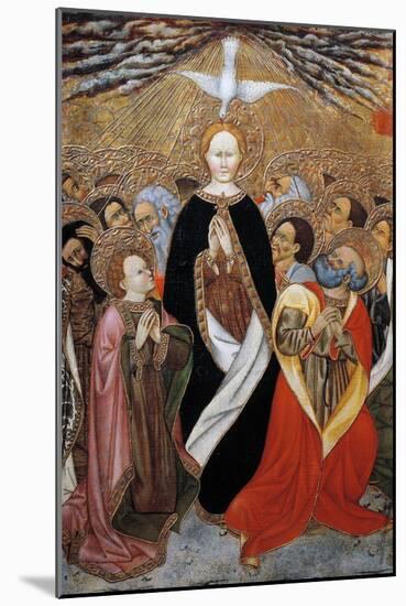 The Pentecost, Altarpiece from Verdu, 1432-34-Jaume Ferrer II-Mounted Giclee Print