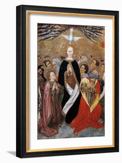 The Pentecost, Altarpiece from Verdu, 1432-34-Jaume Ferrer II-Framed Giclee Print