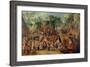The Pentecost Bride Game, C. 1620-Pieter Brueghel the Younger-Framed Giclee Print
