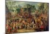 The Pentecost Bride Game, C. 1620-Pieter Brueghel the Younger-Mounted Giclee Print