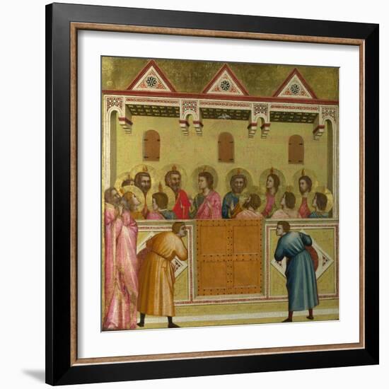 The Pentecost, C. 1315-Giotto di Bondone-Framed Giclee Print