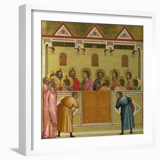 The Pentecost, C. 1315-Giotto di Bondone-Framed Giclee Print