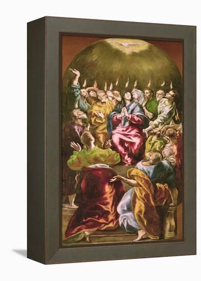 The Pentecost, circa 1604-14-El Greco-Framed Premier Image Canvas