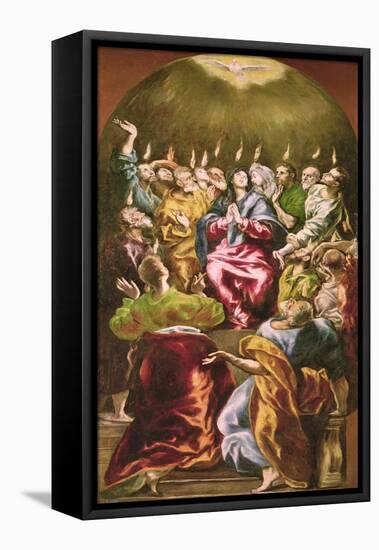 The Pentecost, circa 1604-14-El Greco-Framed Premier Image Canvas