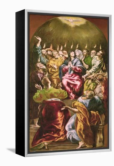 The Pentecost, circa 1604-14-El Greco-Framed Premier Image Canvas