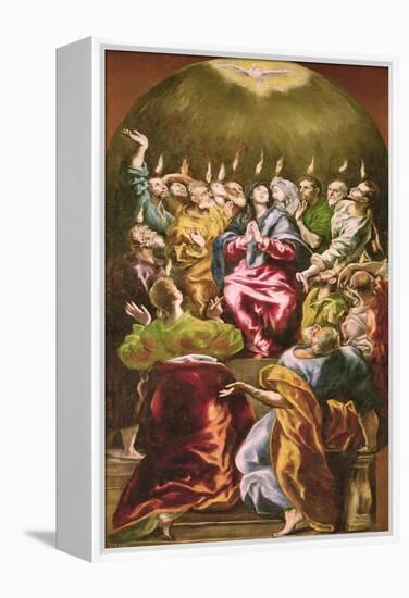 The Pentecost, circa 1604-14-El Greco-Framed Premier Image Canvas