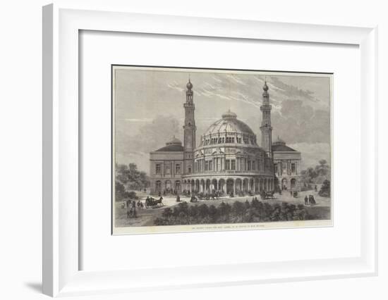 The People's Palace for East London, to Be Erected in Mile End-Road-Frank Watkins-Framed Giclee Print