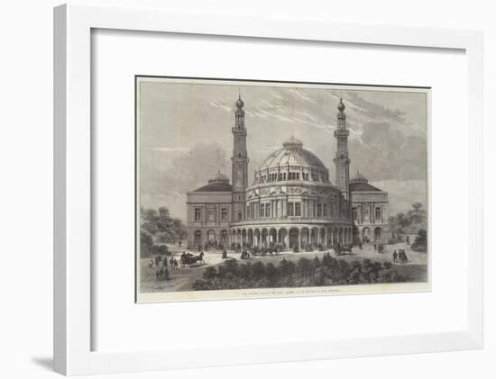 The People's Palace for East London, to Be Erected in Mile End-Road-Frank Watkins-Framed Giclee Print
