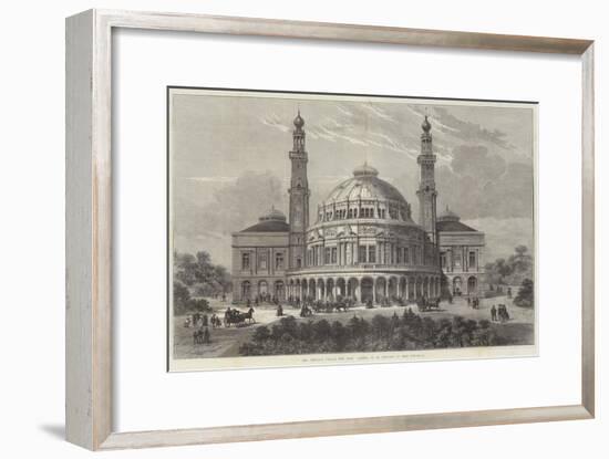 The People's Palace for East London, to Be Erected in Mile End-Road-Frank Watkins-Framed Giclee Print
