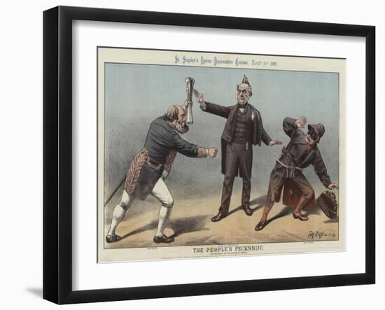 The People's Pecksniff, 1887-Tom Merry-Framed Giclee Print