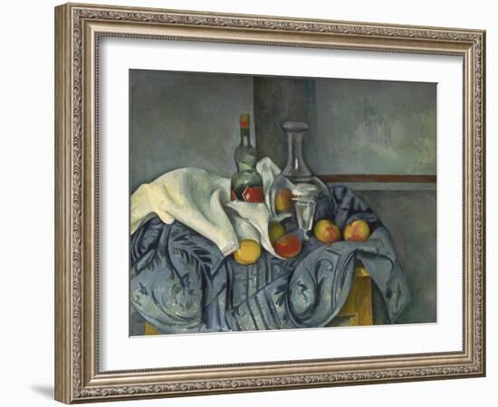 The Peppermint Bottle, 1893-95-Paul Cézanne-Framed Giclee Print