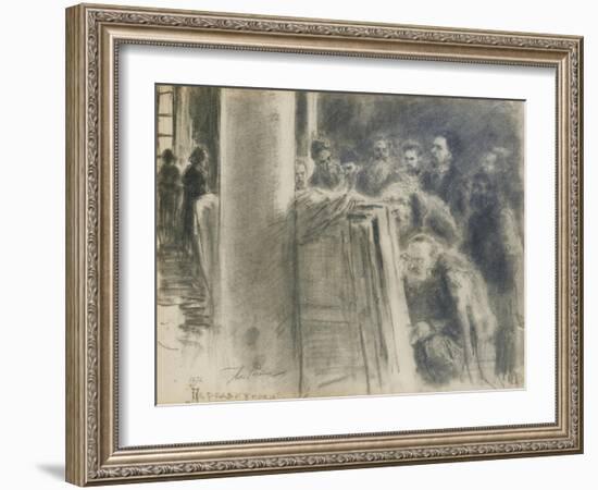 The Peredvizhniki-Group-Ilya Yefimovich Repin-Framed Giclee Print