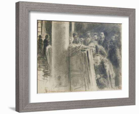 The Peredvizhniki-Group-Ilya Yefimovich Repin-Framed Giclee Print